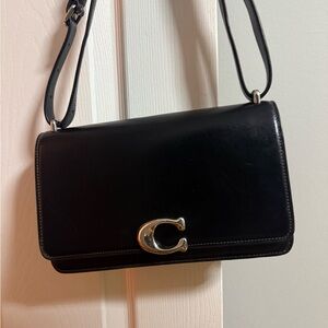 Coach Black Bandit Leather Crossbody Bag